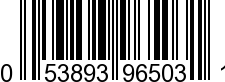 UPC-A <b>053893965031 / 0 53893 96503 1