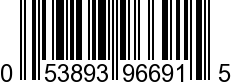 UPC-A <b>053893966915 / 0 53893 96691 5