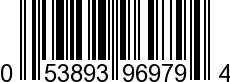 UPC-A <b>053893969794 / 0 53893 96979 4