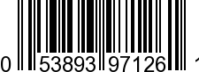 UPC-A <b>053893971261 / 0 53893 97126 1