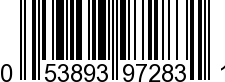 UPC-A <b>053893972831 / 0 53893 97283 1