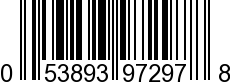 UPC-A <b>053893972978 / 0 53893 97297 8