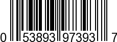 UPC-A <b>053893973937 / 0 53893 97393 7