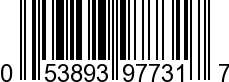 UPC-A <b>053893977317 / 0 53893 97731 7