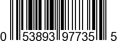 UPC-A <b>053893977355 / 0 53893 97735 5