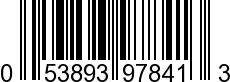 UPC-A <b>053893978413 / 0 53893 97841 3