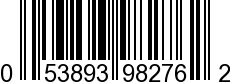 UPC-A <b>053893982762 / 0 53893 98276 2