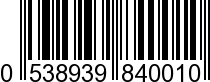 EAN-13: 053893984001 / 0 053893 984001