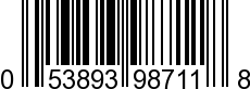 UPC-A <b>053893987118 / 0 53893 98711 8