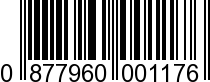 EAN-13: 087796000117 / 0 087796 000117