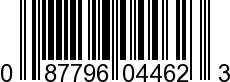 UPC-A <b>087796044623 / 0 87796 04462 3