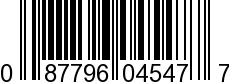 UPC-A <b>087796045477 / 0 87796 04547 7