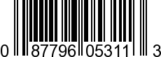 UPC-A <b>087796053113 / 0 87796 05311 3