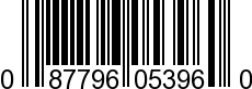 UPC-A <b>087796053960 / 0 87796 05396 0
