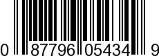 UPC-A <b>087796054349 / 0 87796 05434 9