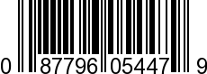 UPC-A <b>087796054479 / 0 87796 05447 9