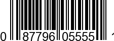 UPC-A <b>087796055551 / 0 87796 05555 1