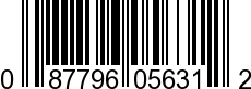 UPC-A <b>087796056312 / 0 87796 05631 2