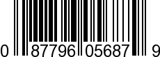 UPC-A <b>087796056879 / 0 87796 05687 9