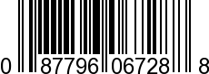 UPC-A <b>087796067288 / 0 87796 06728 8