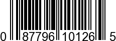 UPC-A <b>087796101265 / 0 87796 10126 5