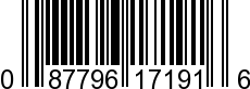 UPC-A <b>087796171916 / 0 87796 17191 6