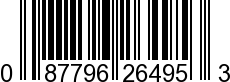 UPC-A <b>087796264953 / 0 87796 26495 3