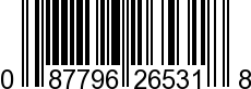 UPC-A <b>087796265318 / 0 87796 26531 8
