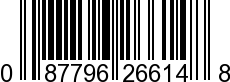 UPC-A <b>087796266148 / 0 87796 26614 8