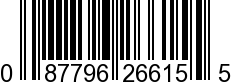 UPC-A <b>087796266155 / 0 87796 26615 5