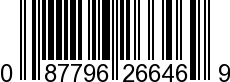 UPC-A <b>087796266469 / 0 87796 26646 9