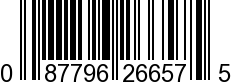 UPC-A <b>087796266575 / 0 87796 26657 5