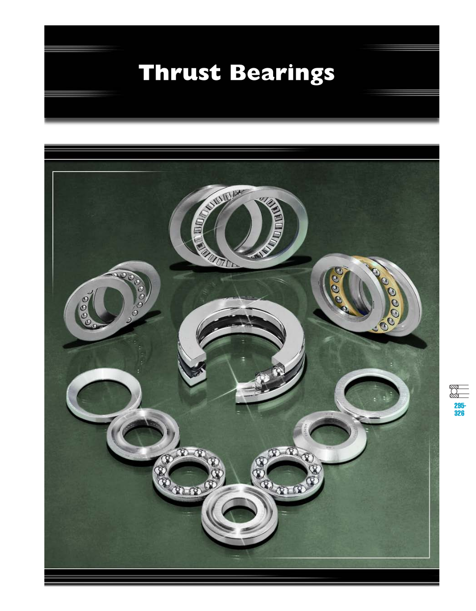 Consolidated Bearings Product Reference & Interchange Catalog - Thrust Bearings first page preview