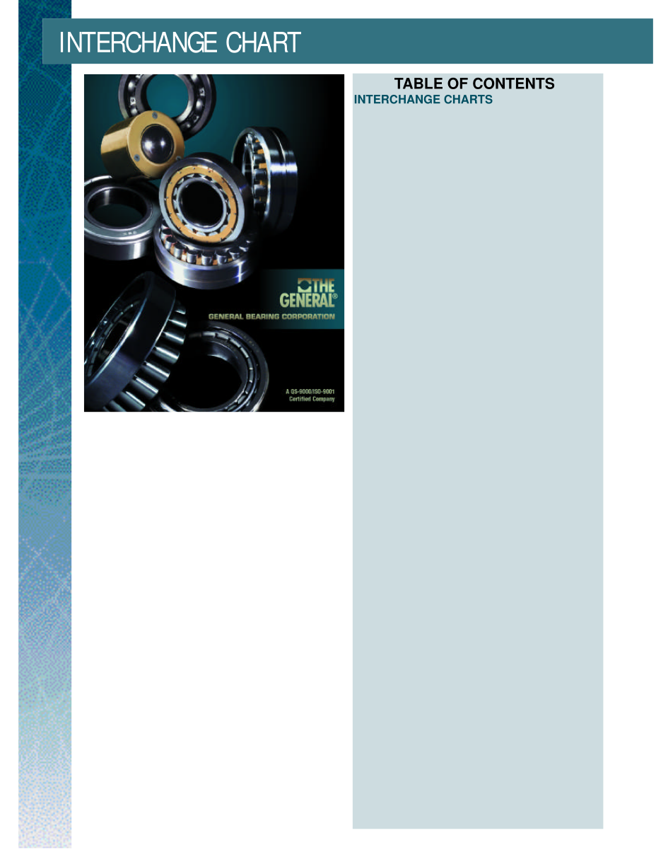 Quick Reference Interchange Chart first page preview