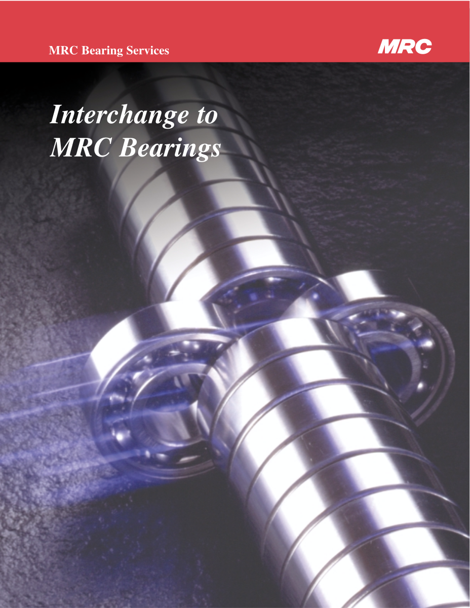 Interchange to MRC Bearings first page preview
