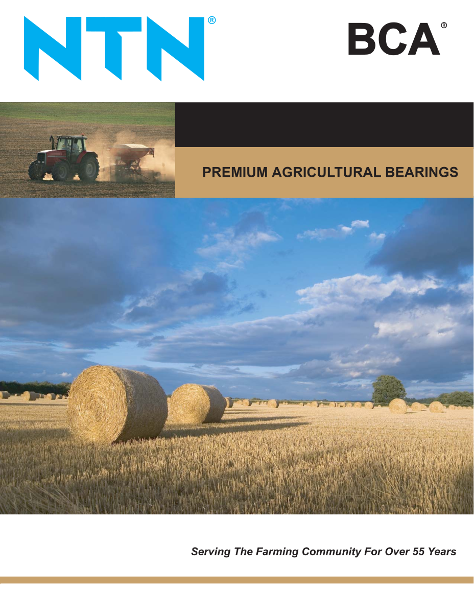 NTN BCA Premium Agricultural Bearings first page preview