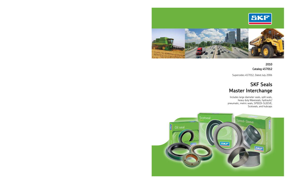 SKF Seals Master Interchange first page preview