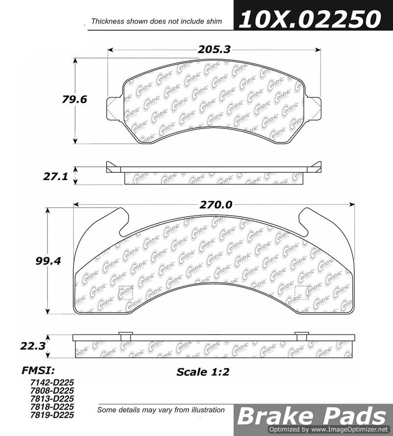 106.02250 PosiQuiet Extended Wear Centric Pair