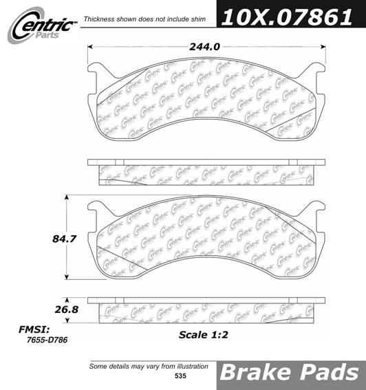 106.07861 PosiQuiet Extended Wear Centric Pair