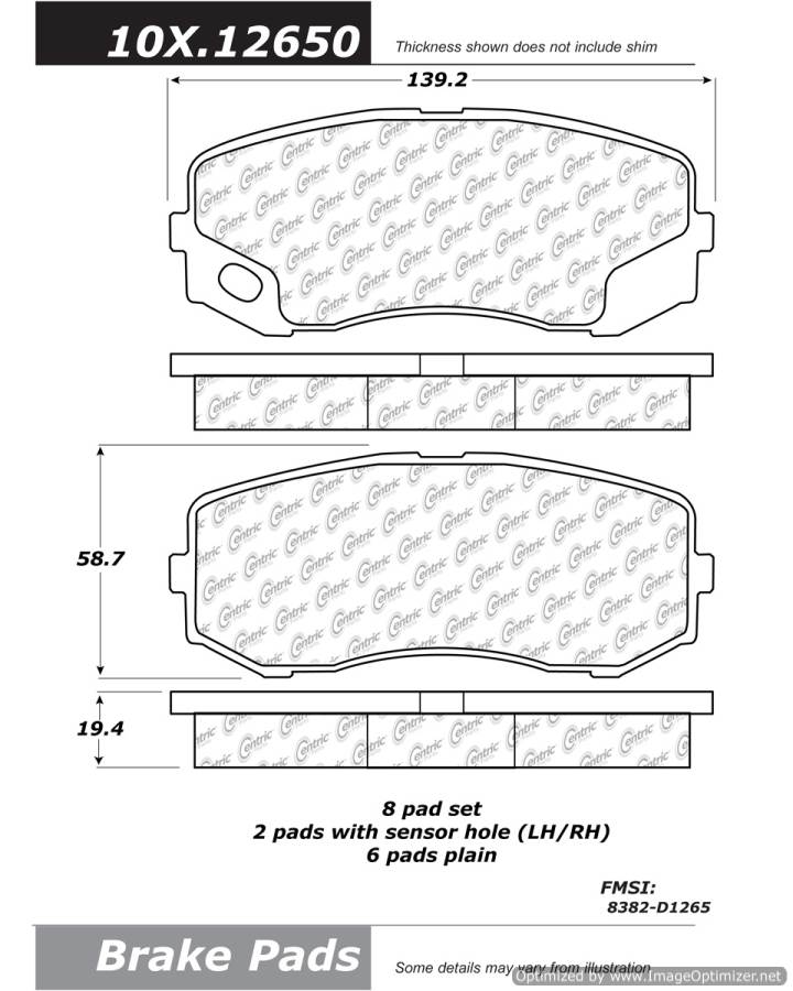 106.12650 PosiQuiet Extended Wear Centric Pair