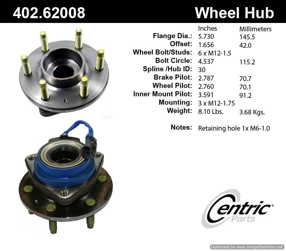 Centric HA590079 512243 402.62008 Premium Hub Assembly