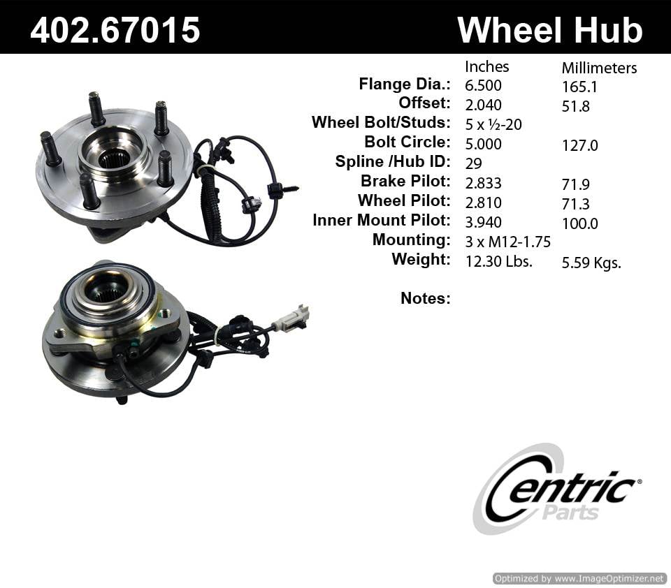 Centric HA590036 402.67015 Premium Hub Assembly