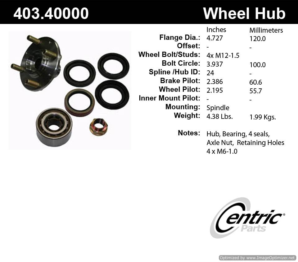 Centric 518504 403.40000 Premium Hub Repair Kit