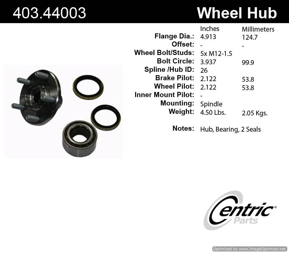 Centric 518506 403.44003 Premium Hub Repair Kit