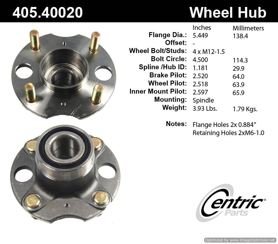 Centric 512242 405.40020 Premium Hub Assembly