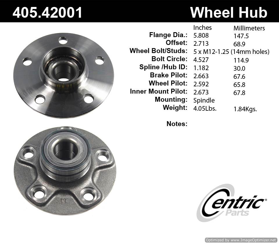 Centric 512203 405.42001 Premium Hub Assembly