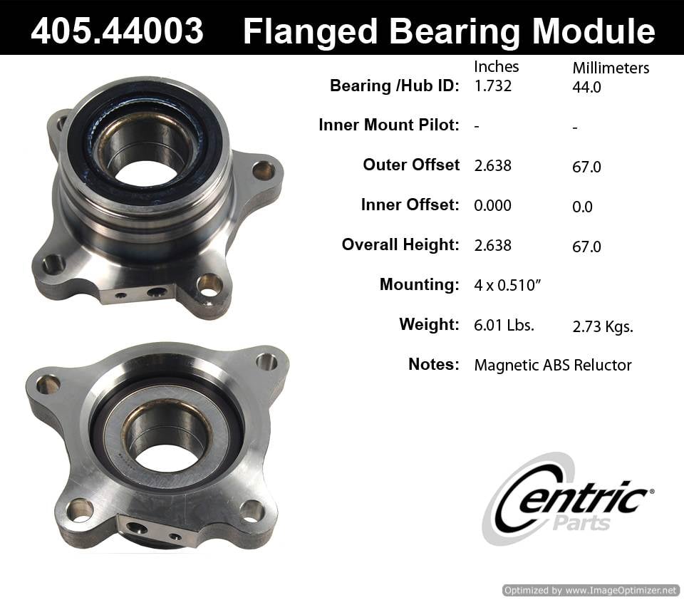 Centric HA590050 405.44003 Premium Flanged Bearing