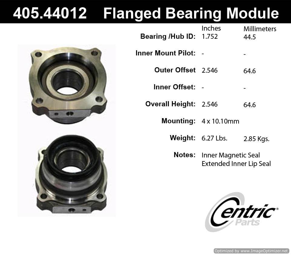 Centric 512294 405.44012 Premium Flanged Bearing