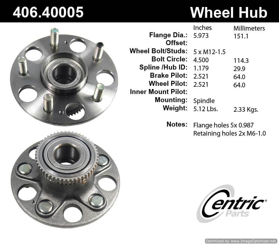 Centric HA590005 406.40005 Premium Hub Assembly