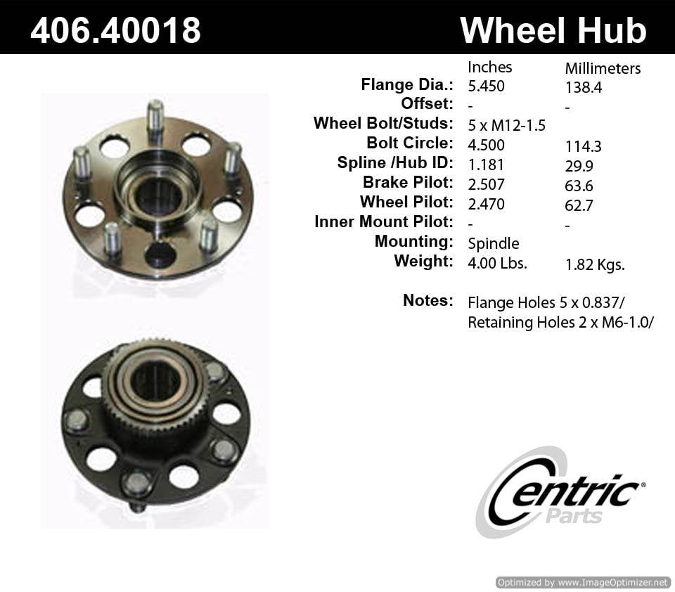 Centric 512255 406.40018 Premium Hub Assembly